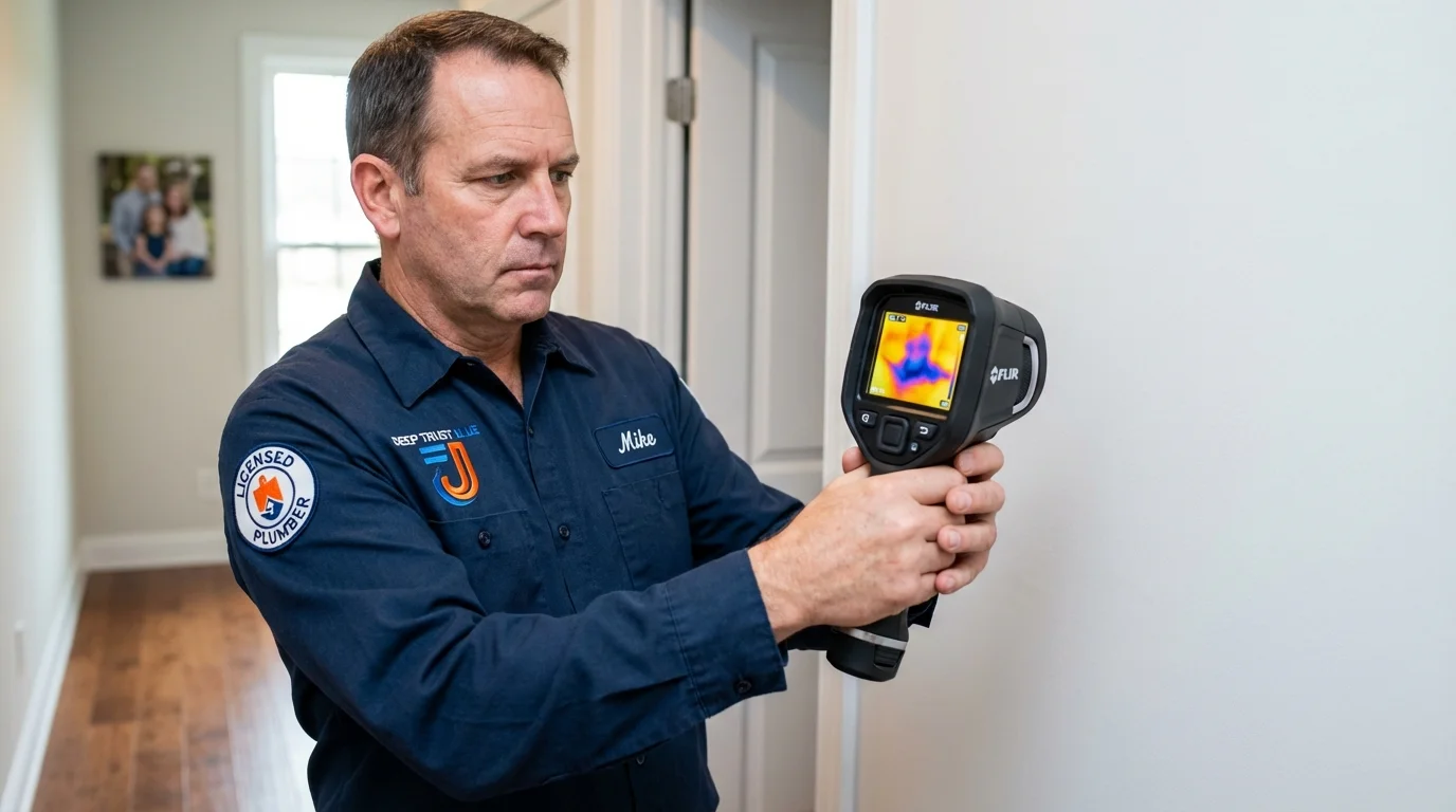 Thermal imaging leak detection by Johns Plumbing LLC in Fort Thomas